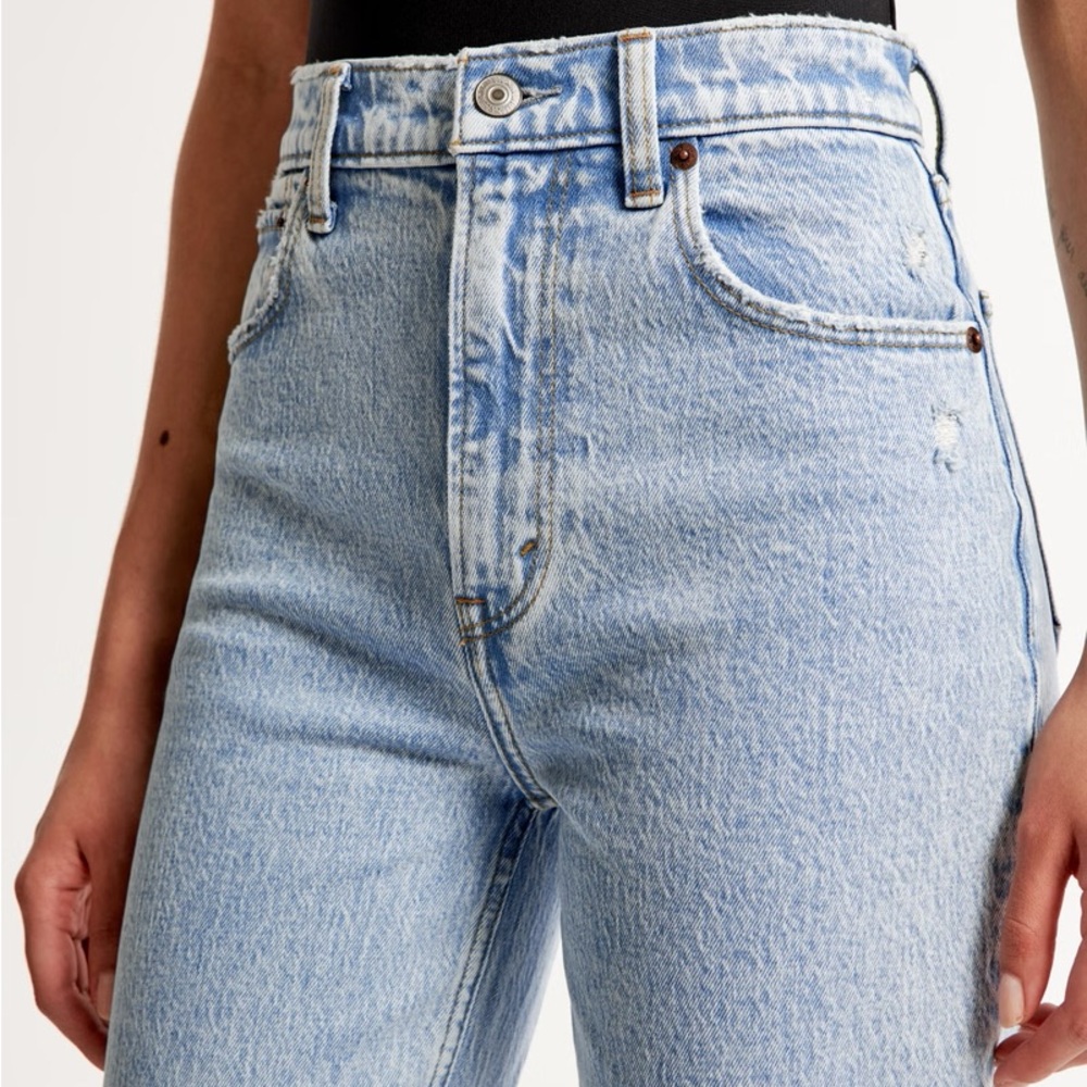 Abercrombie & Fitch Light Blue Straight Leg Jeans